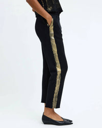 Raquel Allegra - Gold Stripe Tira Sweatpant