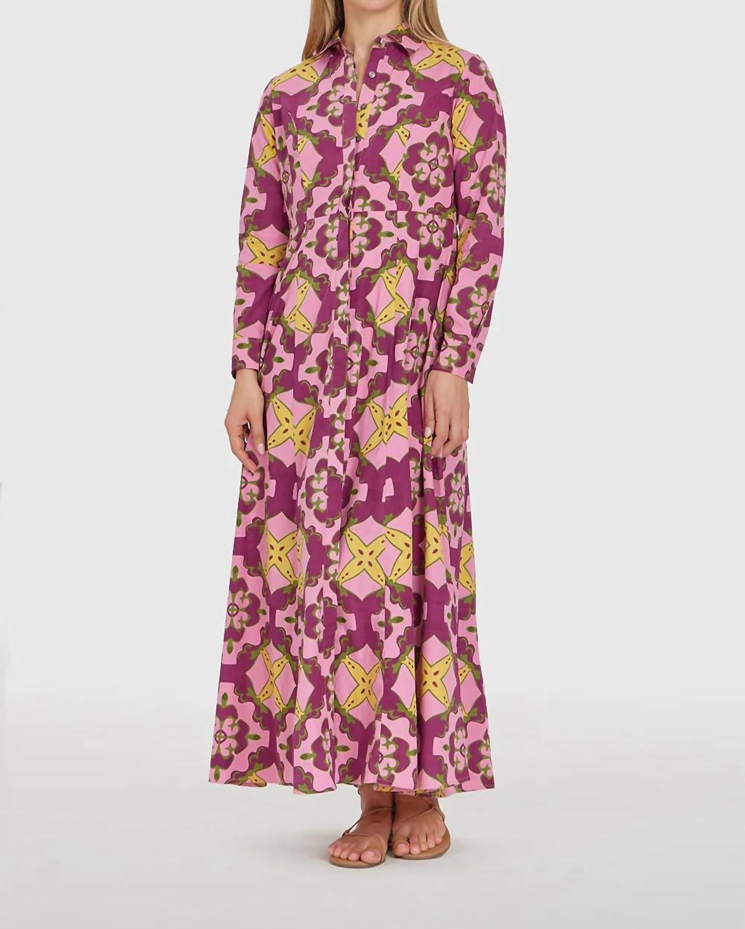 Livro Classic Shirtdress in multi - women's dress