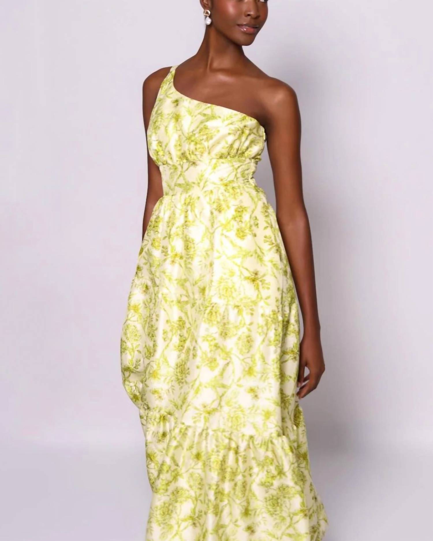 Hutch - One-shoulder Garden Gown