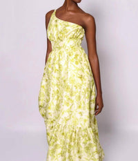 Hutch - One-shoulder Garden Gown