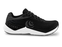 Topo Athletic Women's Ultrafly 5 Running Shoes in black white 1 - women's shoe - detail view