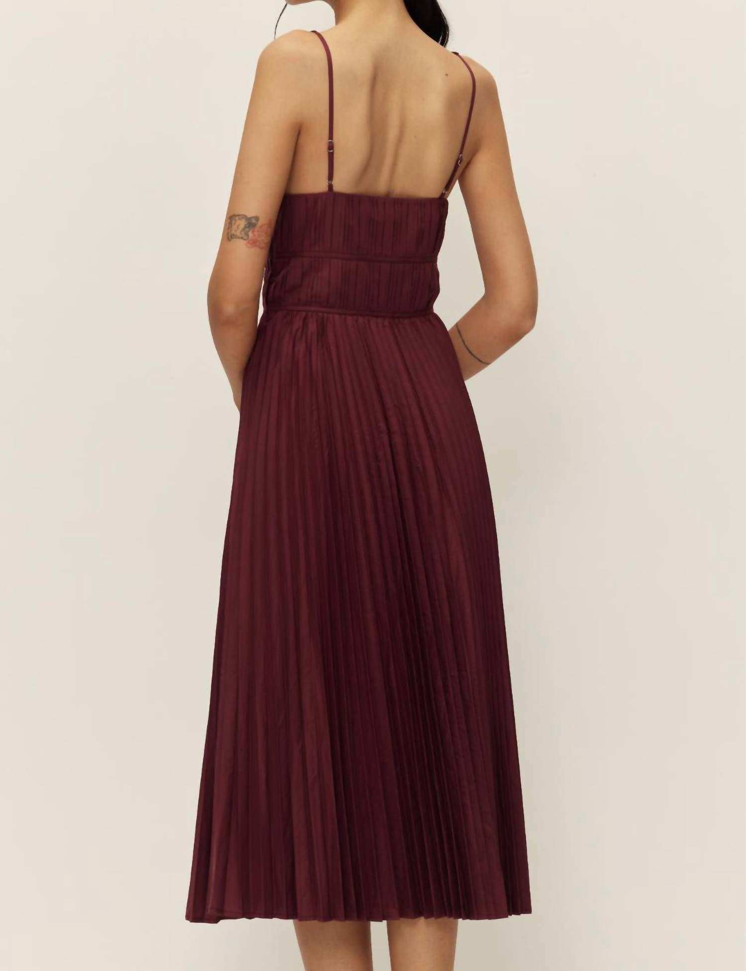 Elodie - Rosie Pleated Midi Dress