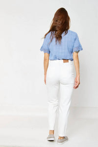 Judy Blue - High Waist Cuffed Joggers Jeans