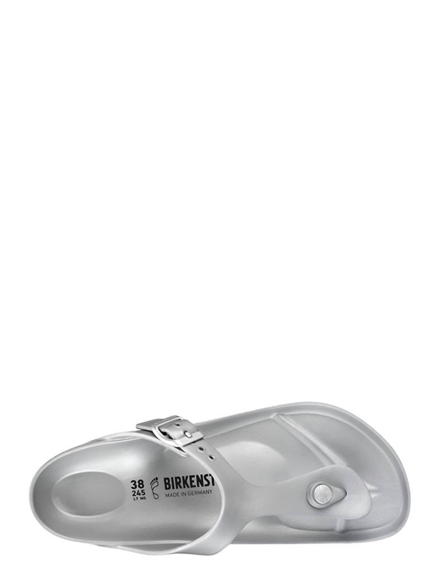 BIRKENSTOCK Women's Gizeh Eva Sandals in silver - women's shoe - alternate view