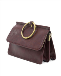 Joy Susan Women's Aria Ring Wristlet in mahogany - women's bag - alternate view