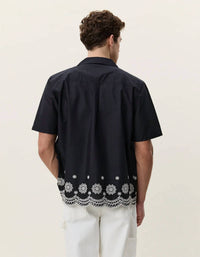 Les Deux - Border Embroidery Shirt