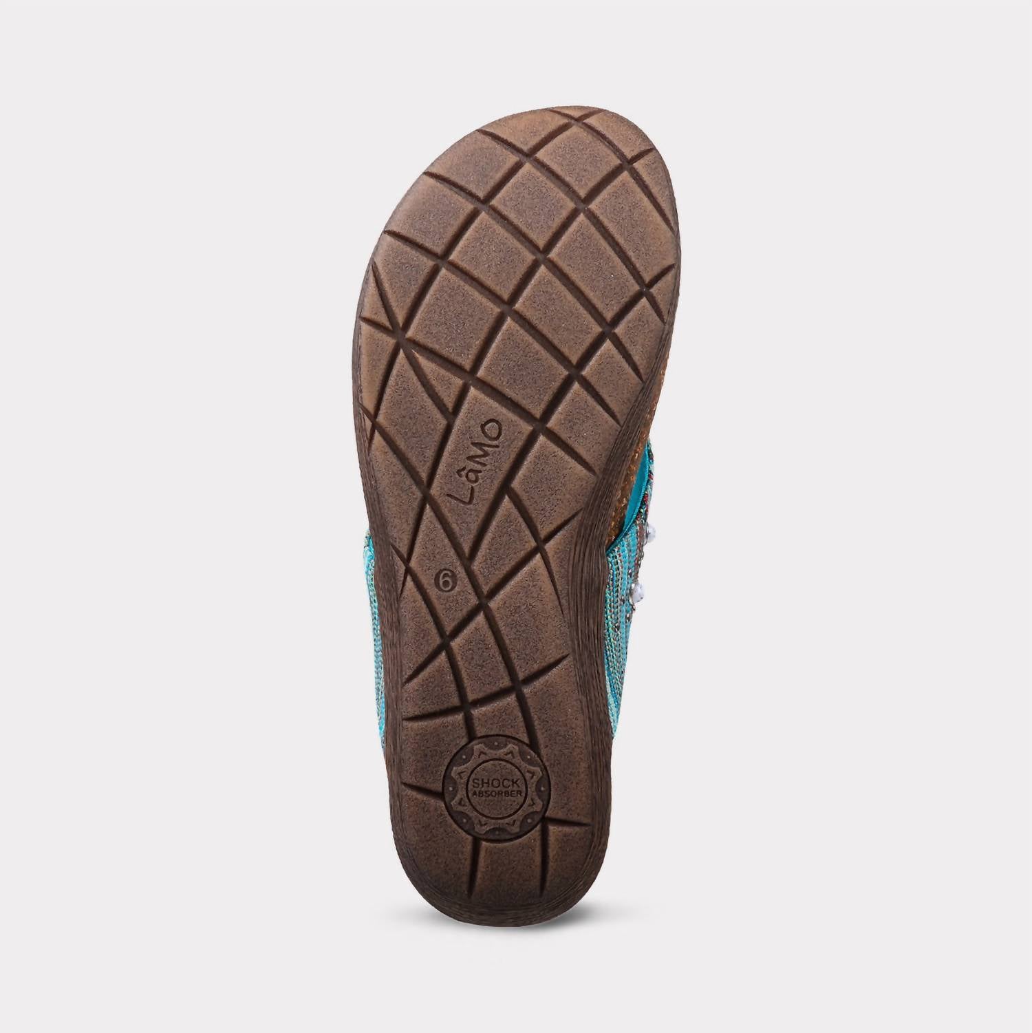 Lamo Women's Classic Jovie Thong Sandal in turquoise - women's sandal - view 5
