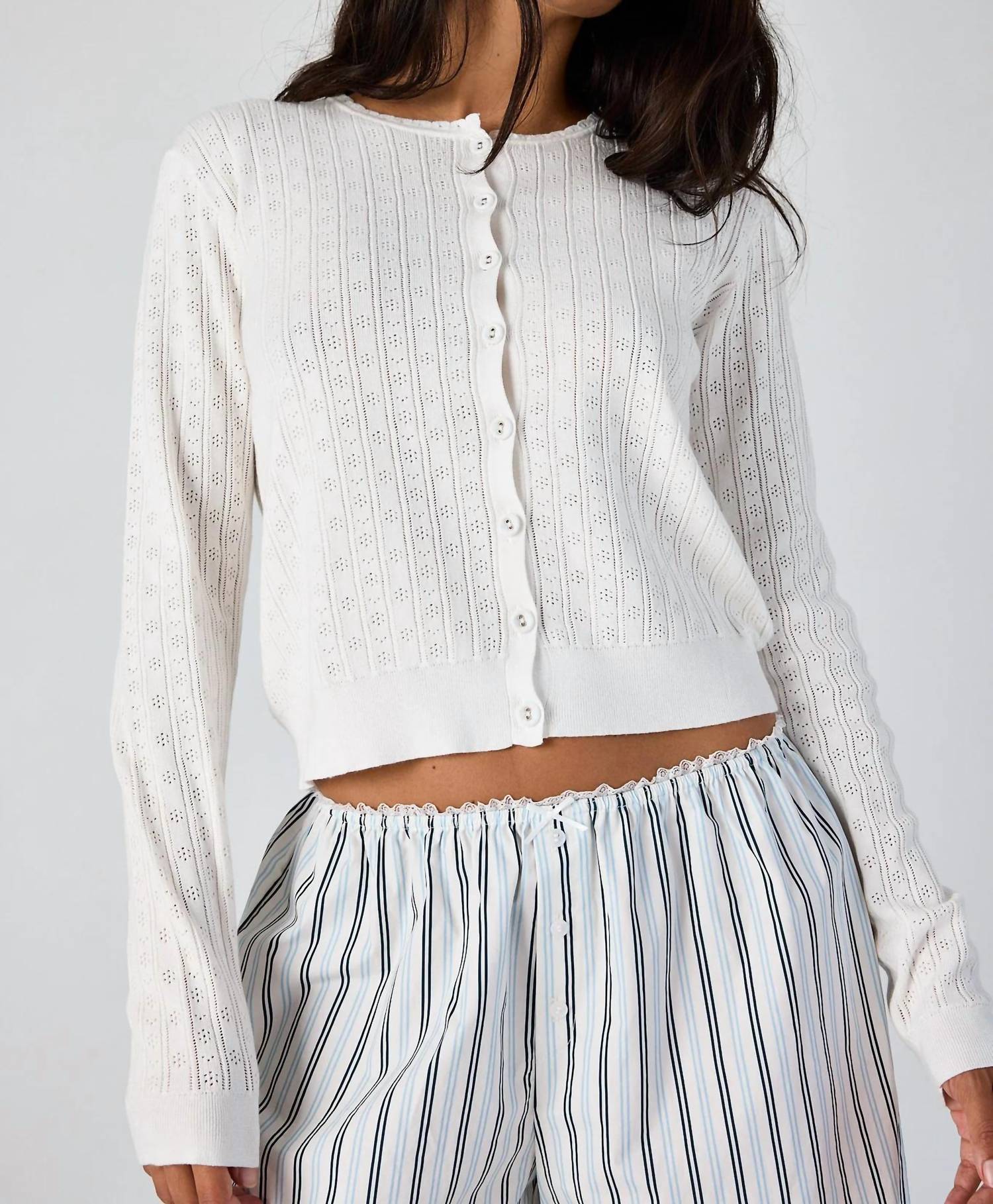 Asher - Pipa Pointelle Cardigan