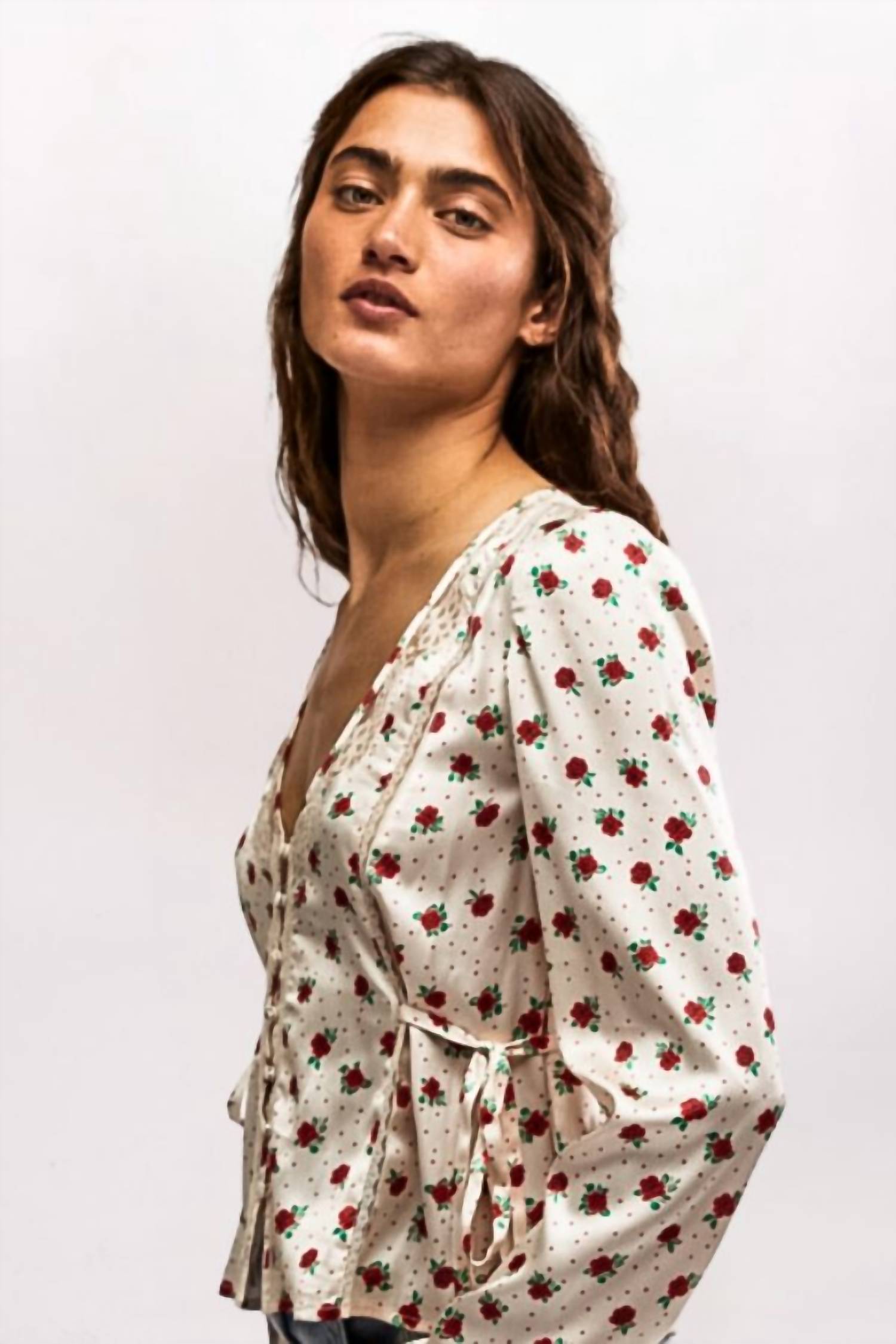 Free People - Field Of Roses Top