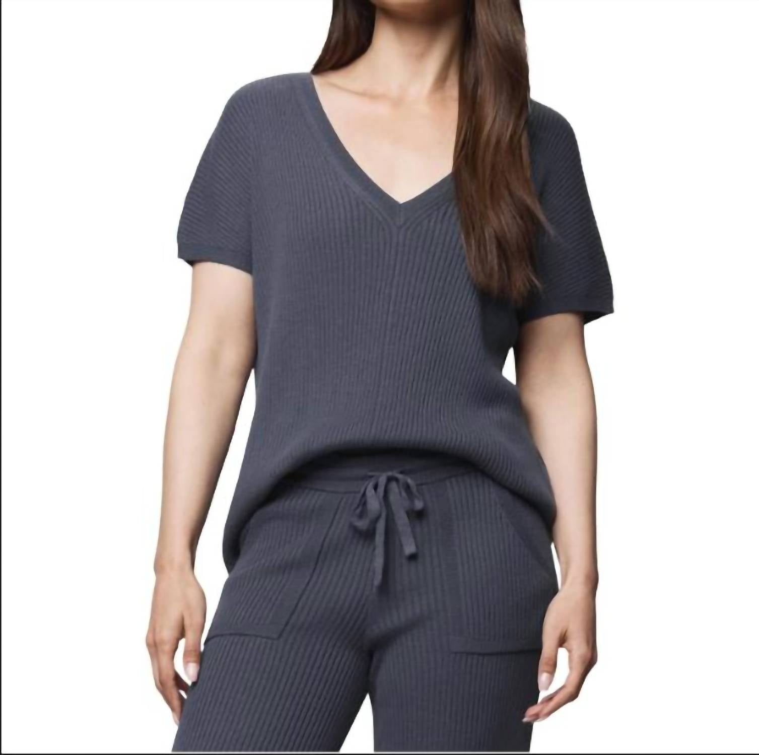 Splendid - Georgie Short Sleeve V Sweater