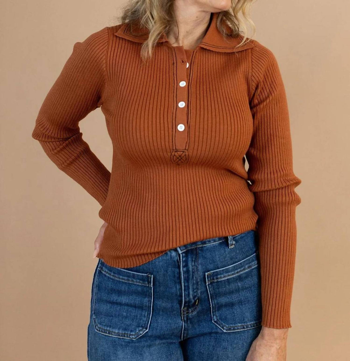 So Me - Jayda Collared Top