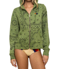 Aviator Nation - Unisex Bandana Zip Hoodie