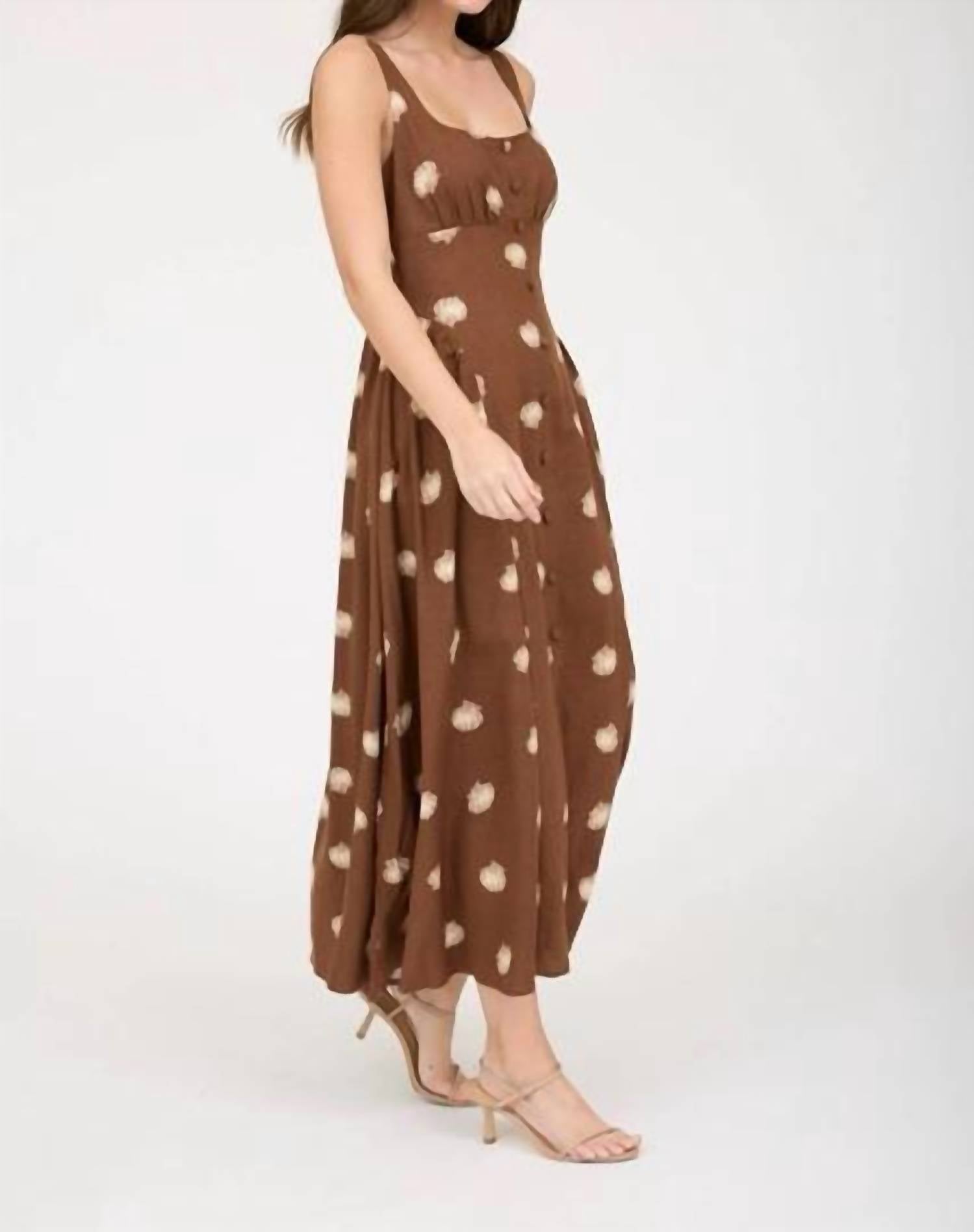 Blu Pepper - Shell Print Midi Dress