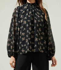 Sugarlips - Balloon Sleeve Blouse