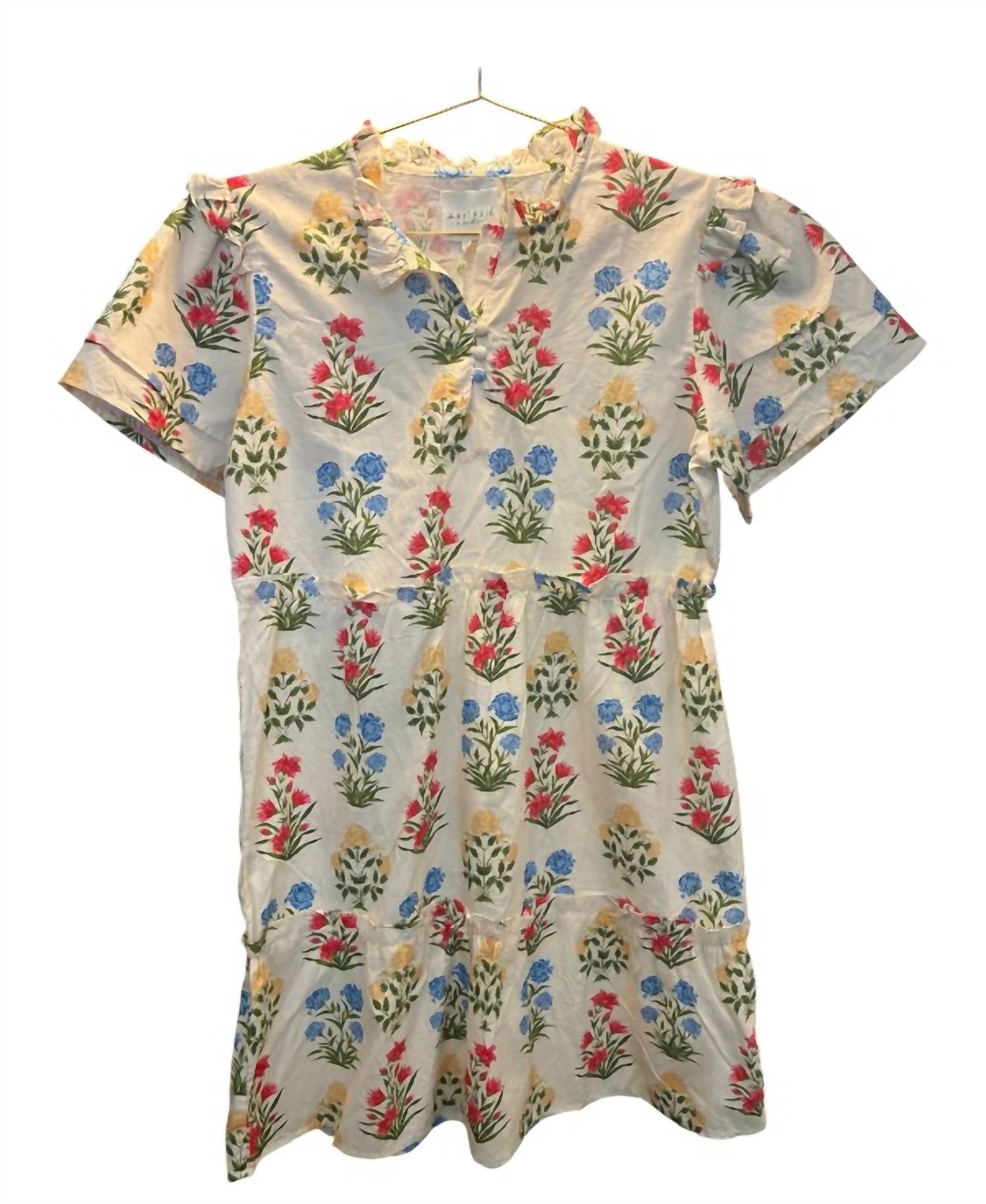 Victoria Dunn - Women's Flourish Pattern Midi Dress