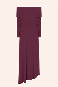Bruna Nela Ciruela Long Sleeve Dress in plum - women's dress - view 5
