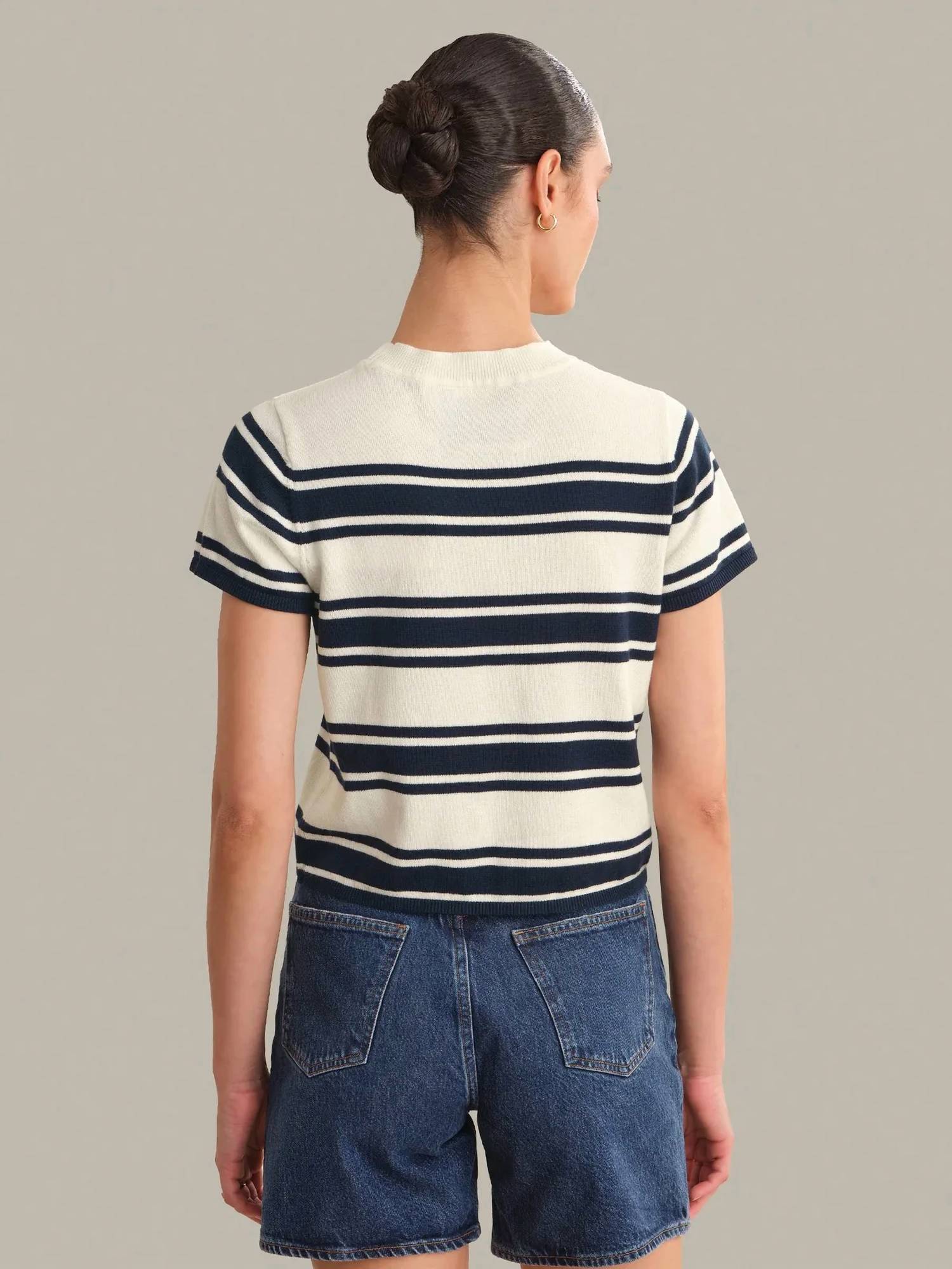 525 America - Nerida Striped Sweater Tee