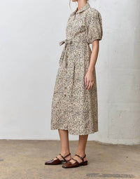 Polagram - Leopard Print Midi Dress