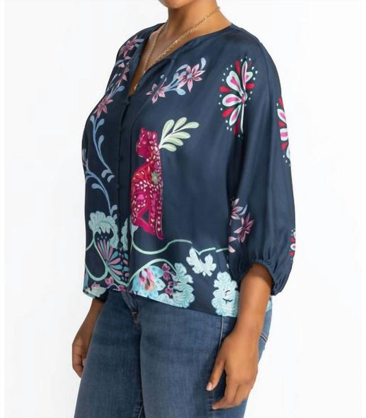 Johnny Was - WOMEN'S HARLYN BUTTON FRONT BLOUSE PLUS