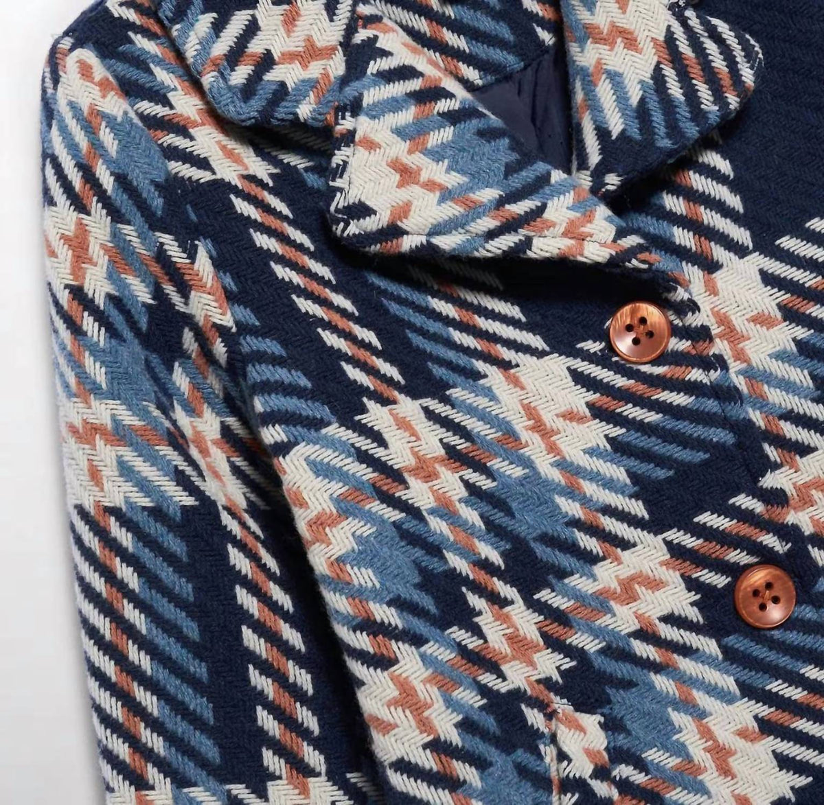 Abel & Lula - Girl's Plaid Wool Coat