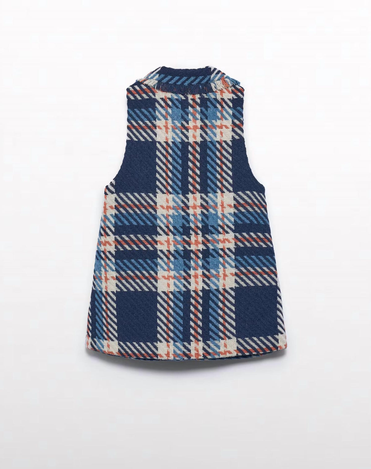 Abel & Lula - Girl's Check Pinafore Dress
