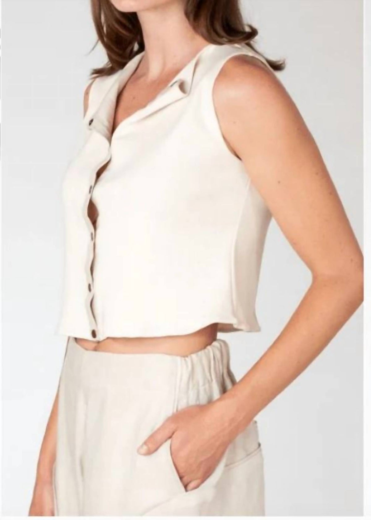Abeline - Snap Tank Top