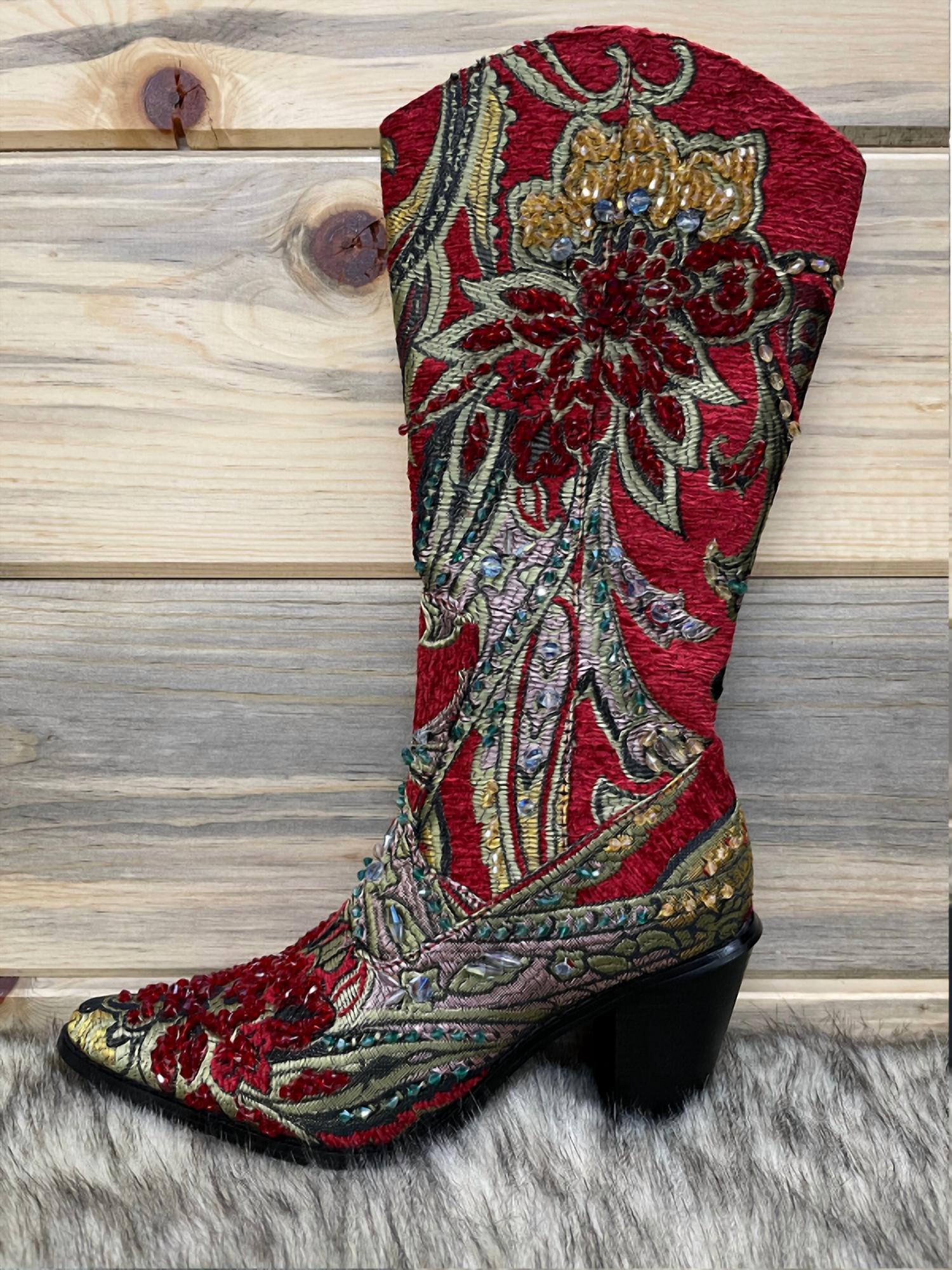 Crystal Embellished Boot