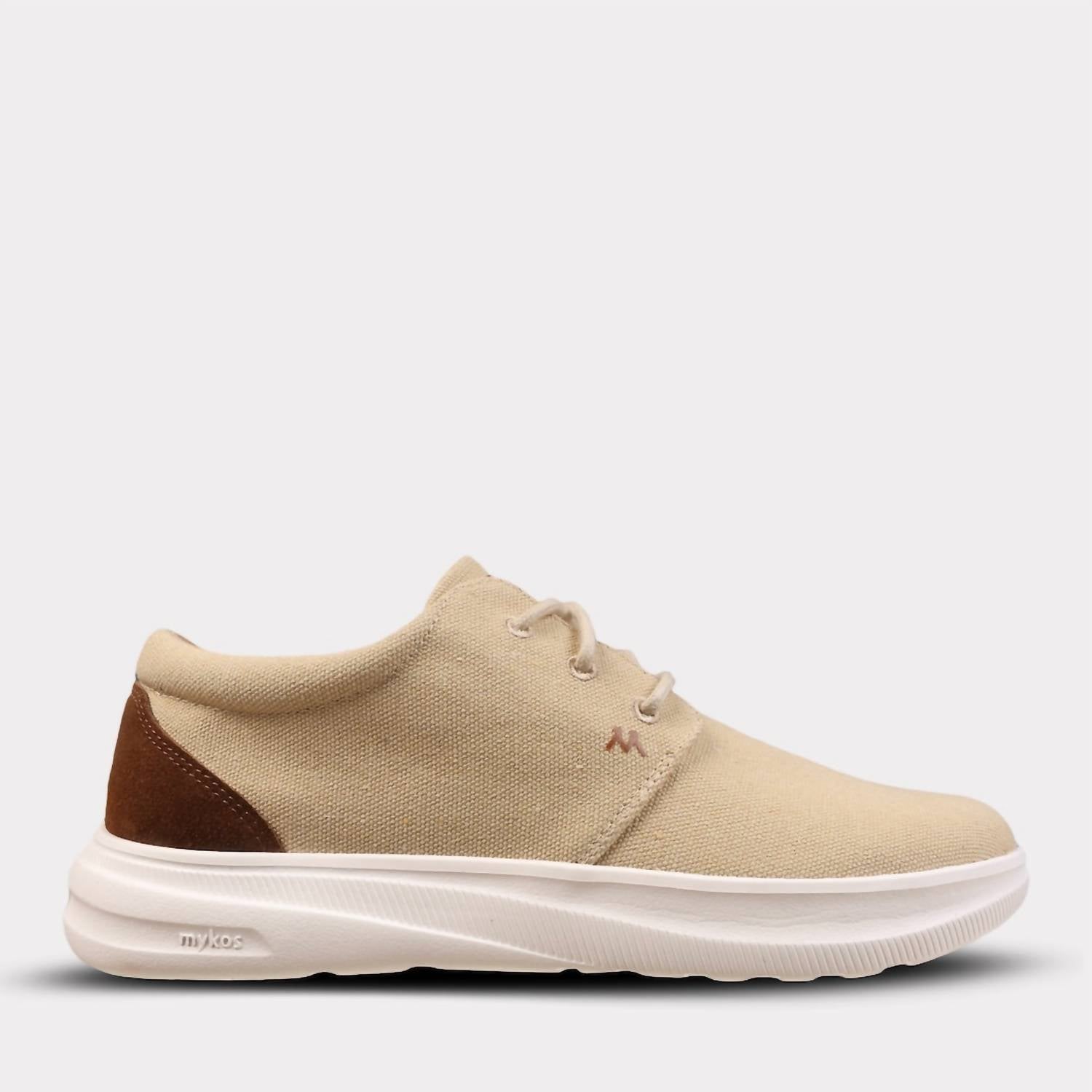 Mykos Men's Emerson Lace-up Travel Sneaker in taupe - men's sneaker