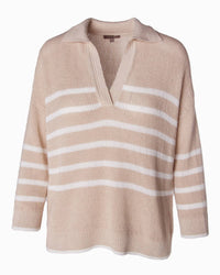 Lilla P - Stripe Polo Sweater