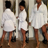 The Sang - Button Down Shirt Dress