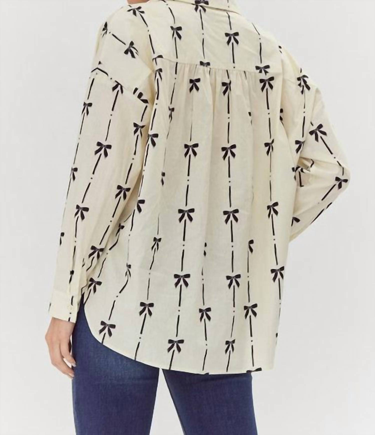 Jodifl - Bow Button-up Shirt