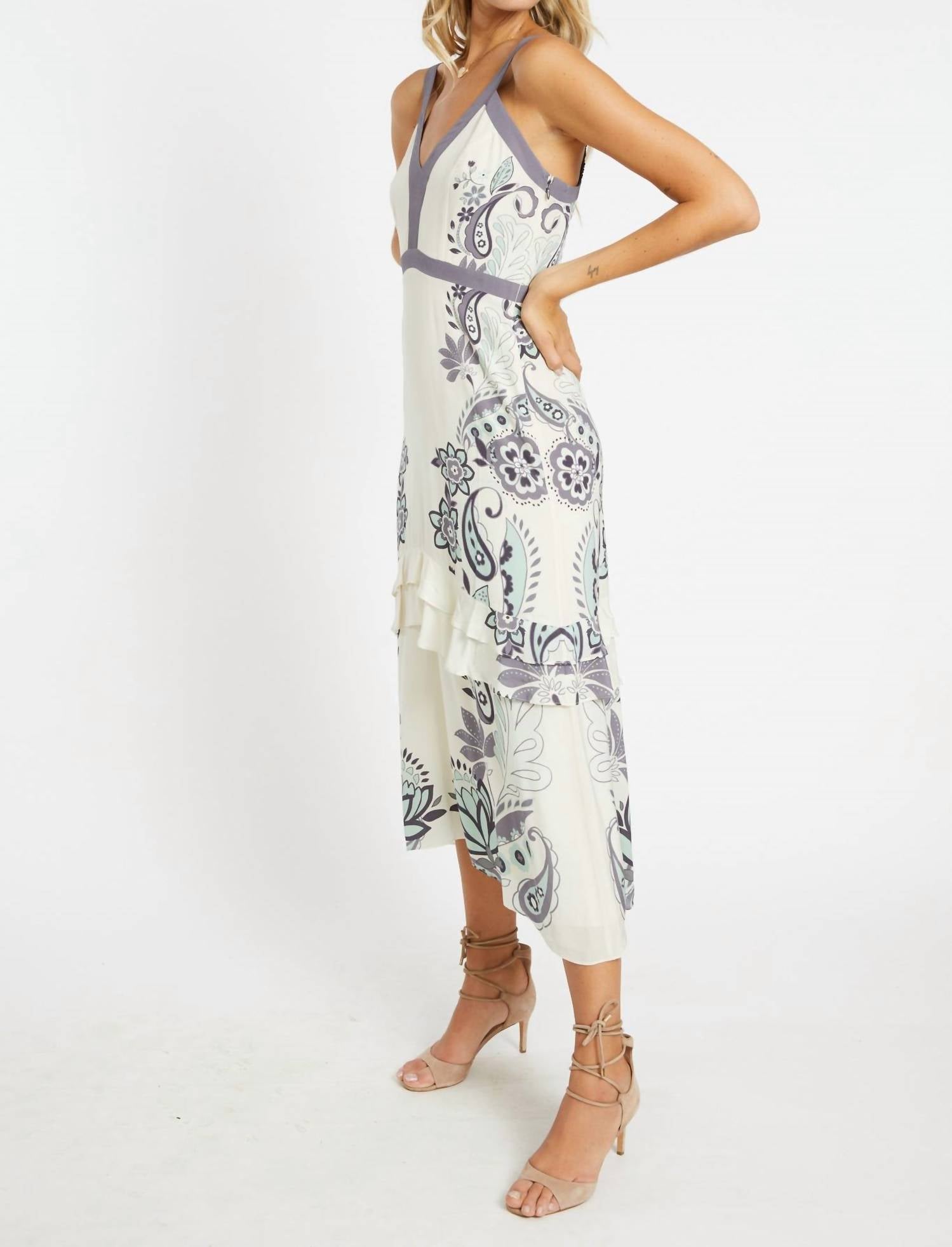 Caballero - Sana Protea Paisley Dress