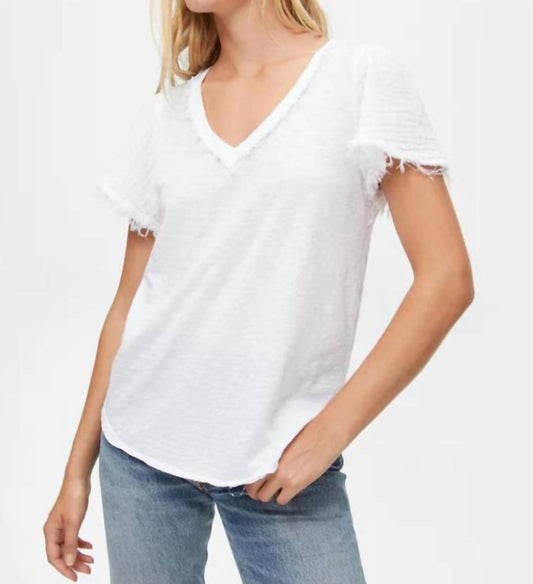 Tate Fabric Mix Tee