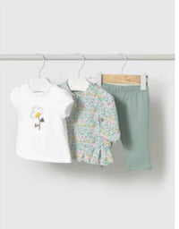 Mayoral - Meadow Blossoms 3-Piece Outfit Set