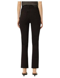 DL1961 - Women's Patti Straight Jeans in black peached - women's jeans - detail view