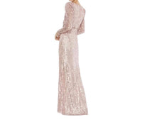 Mac Duggal - Women's Sequin Puff Sleeve Gown