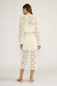 Lucy Paris - Priscilla Crochet Midi Skirt