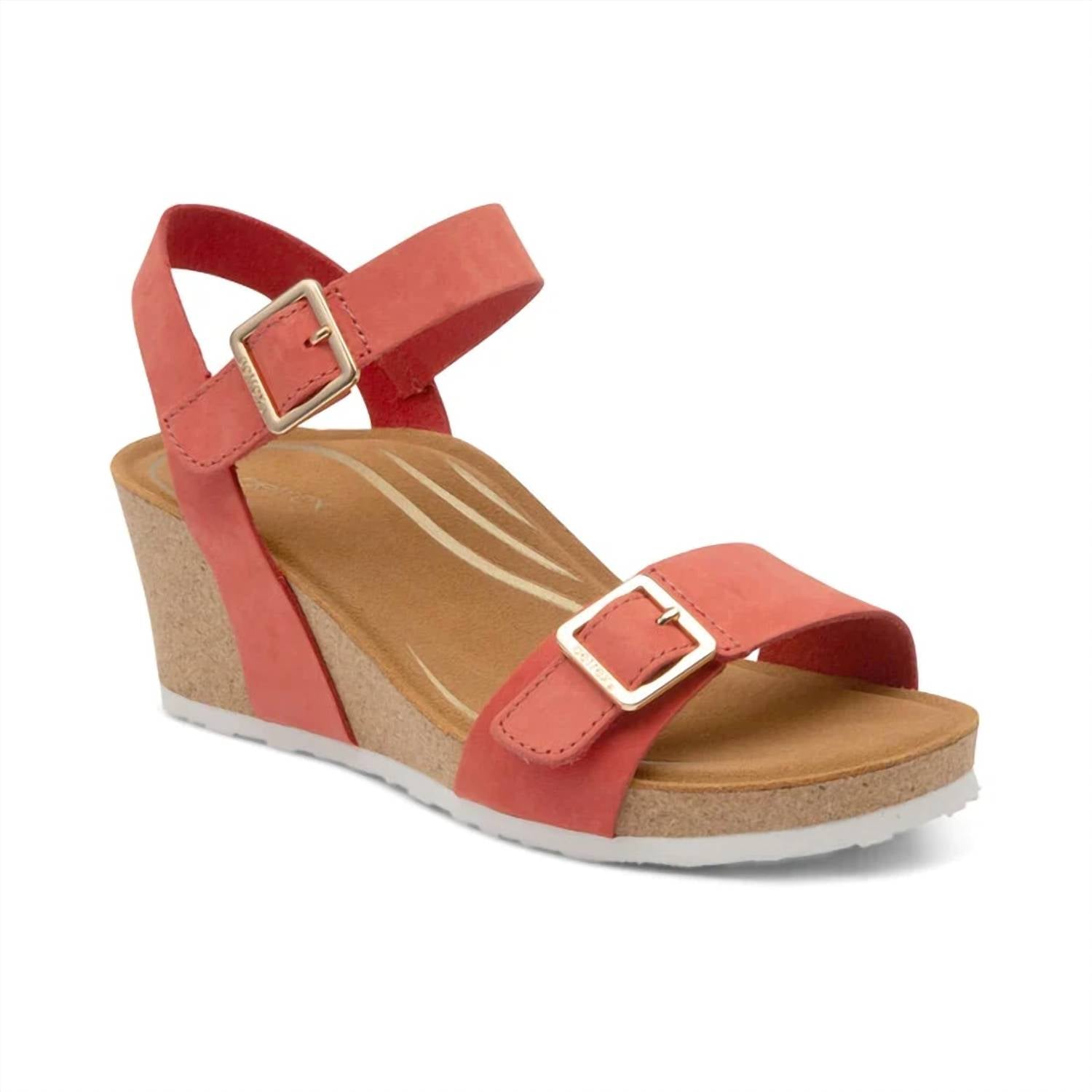 Aetrex - Women's Lexa Quarter Strap Wedge Sandal