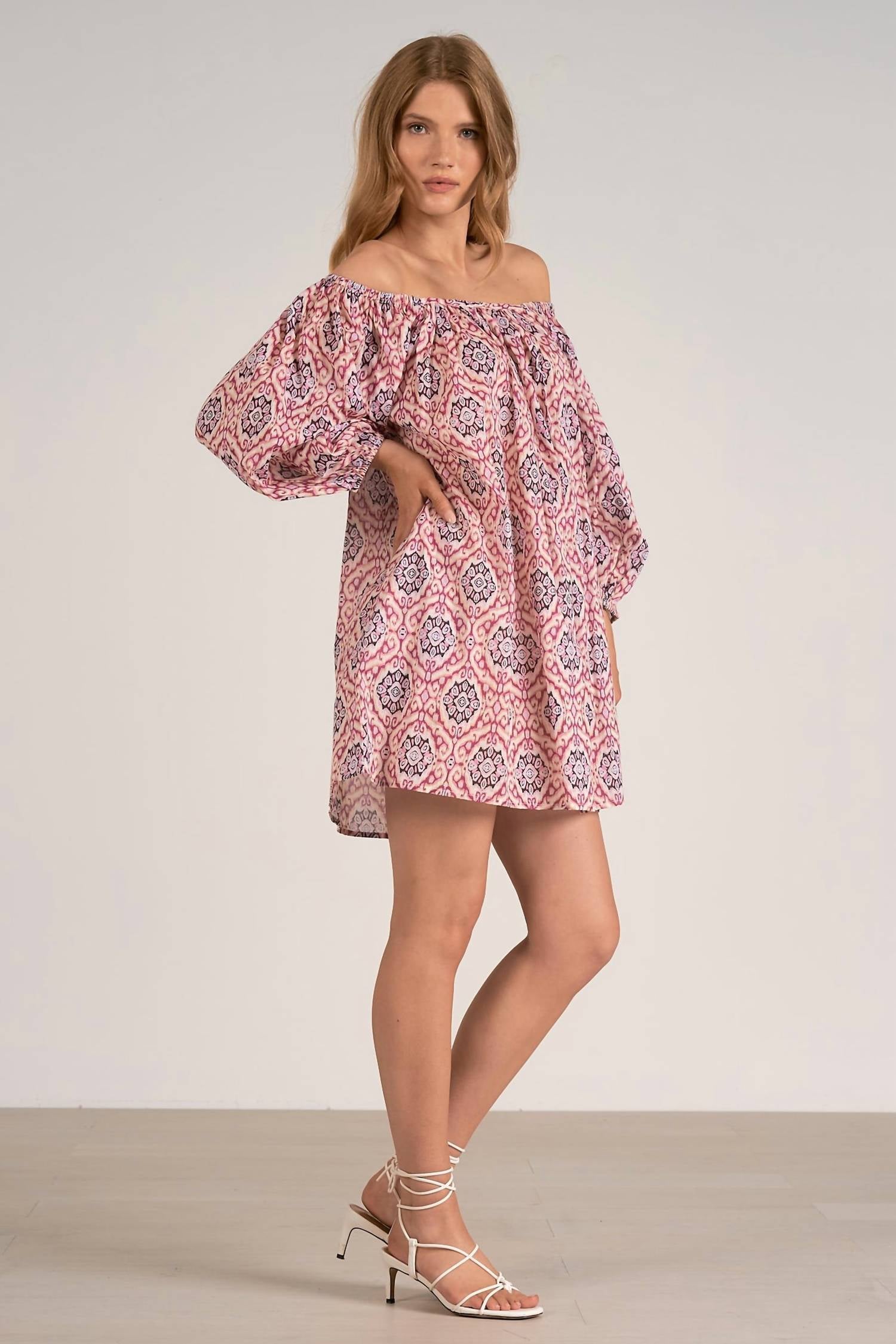 Elan - IKAT PRINT DRESS