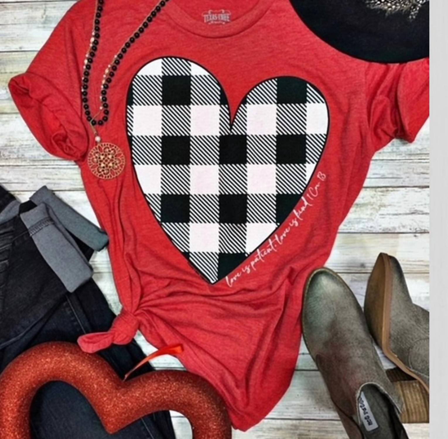 Fox And Owl - Women's Love Is Patient And Kind Tee