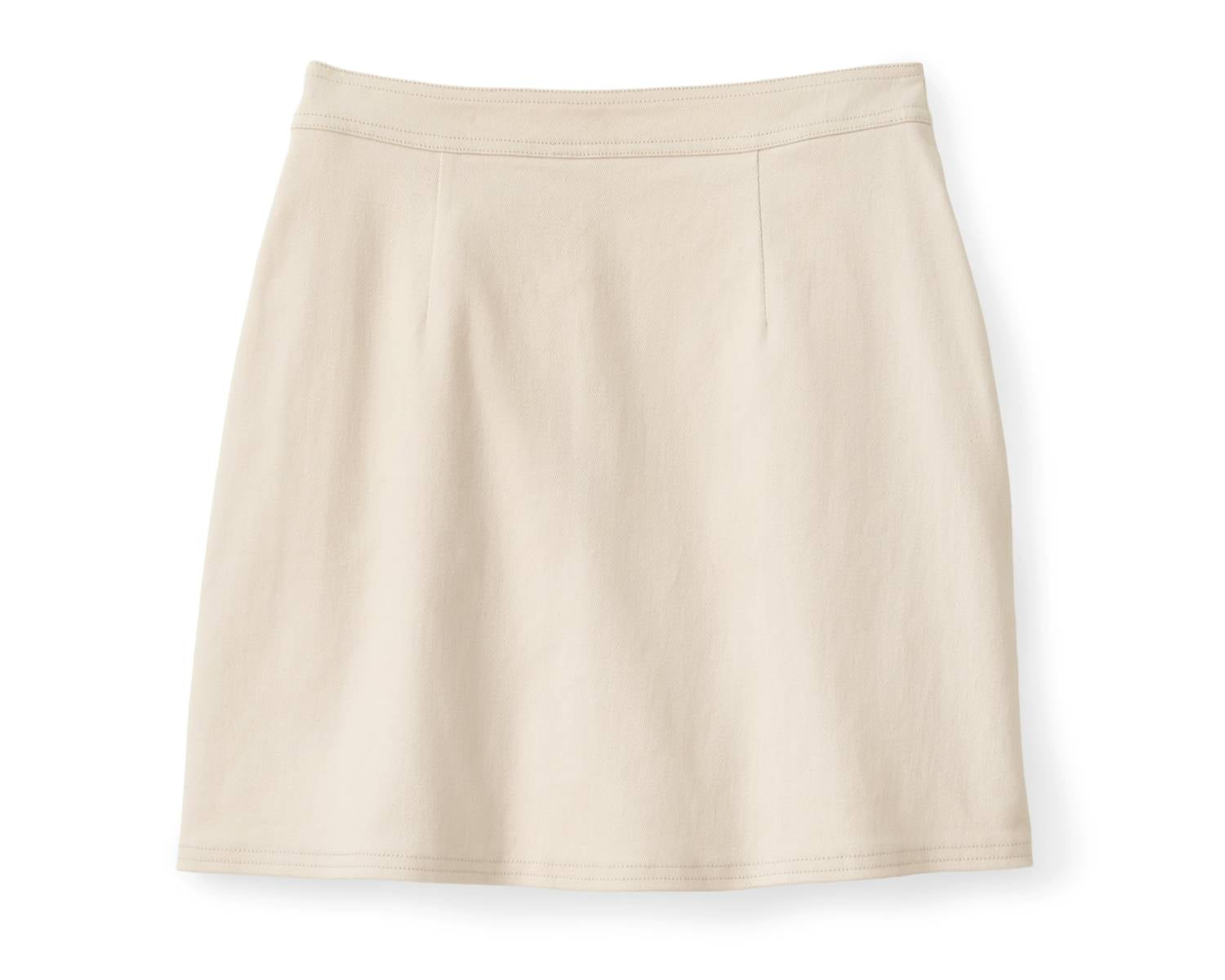 Cartolina Nantucket Elisa Asymmetrical Skort in ivory - women's shorts - view 4