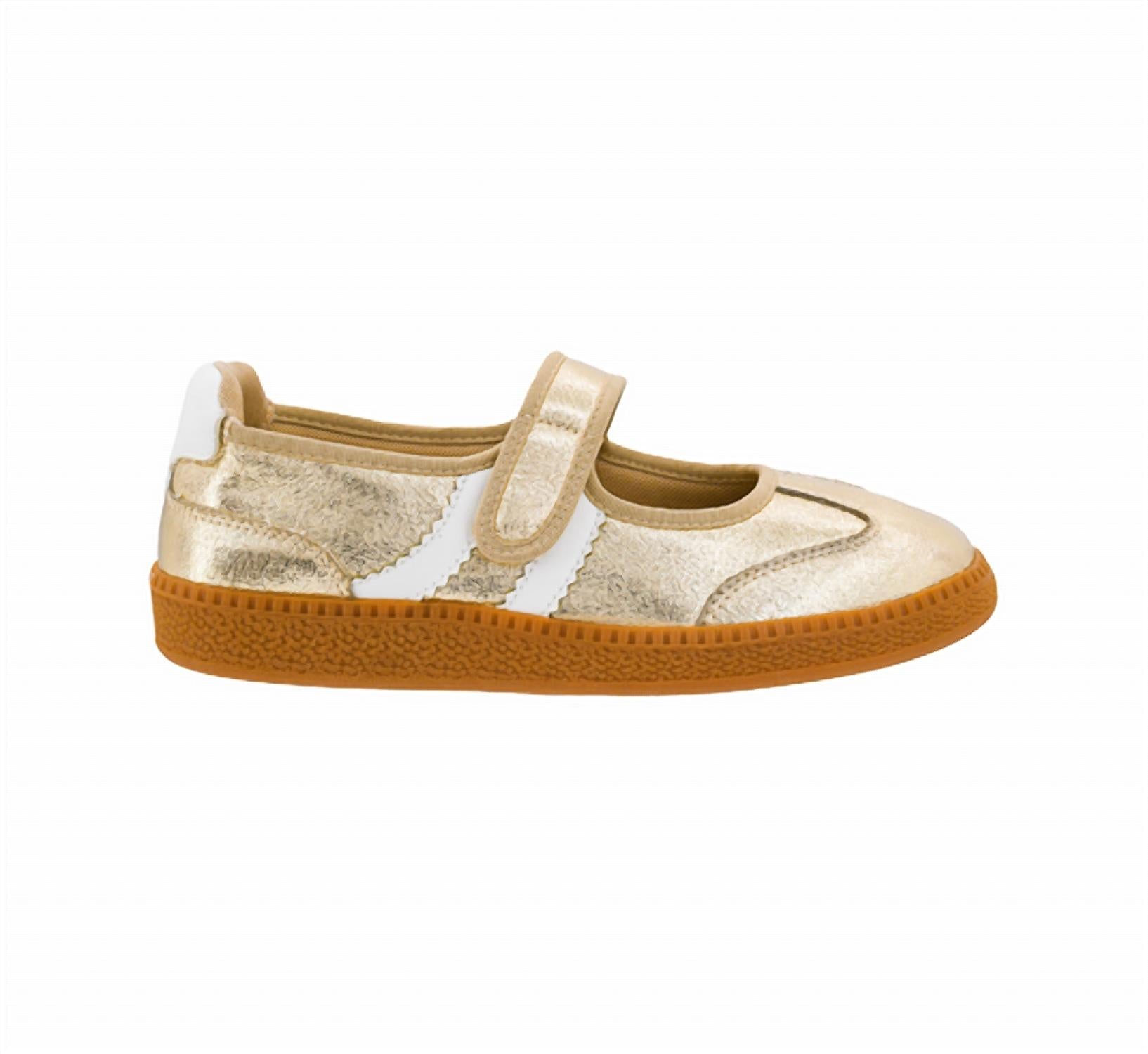 Corkys Footwear Women's Calm Down Mary Jane Sneaker in gold - women's sneaker