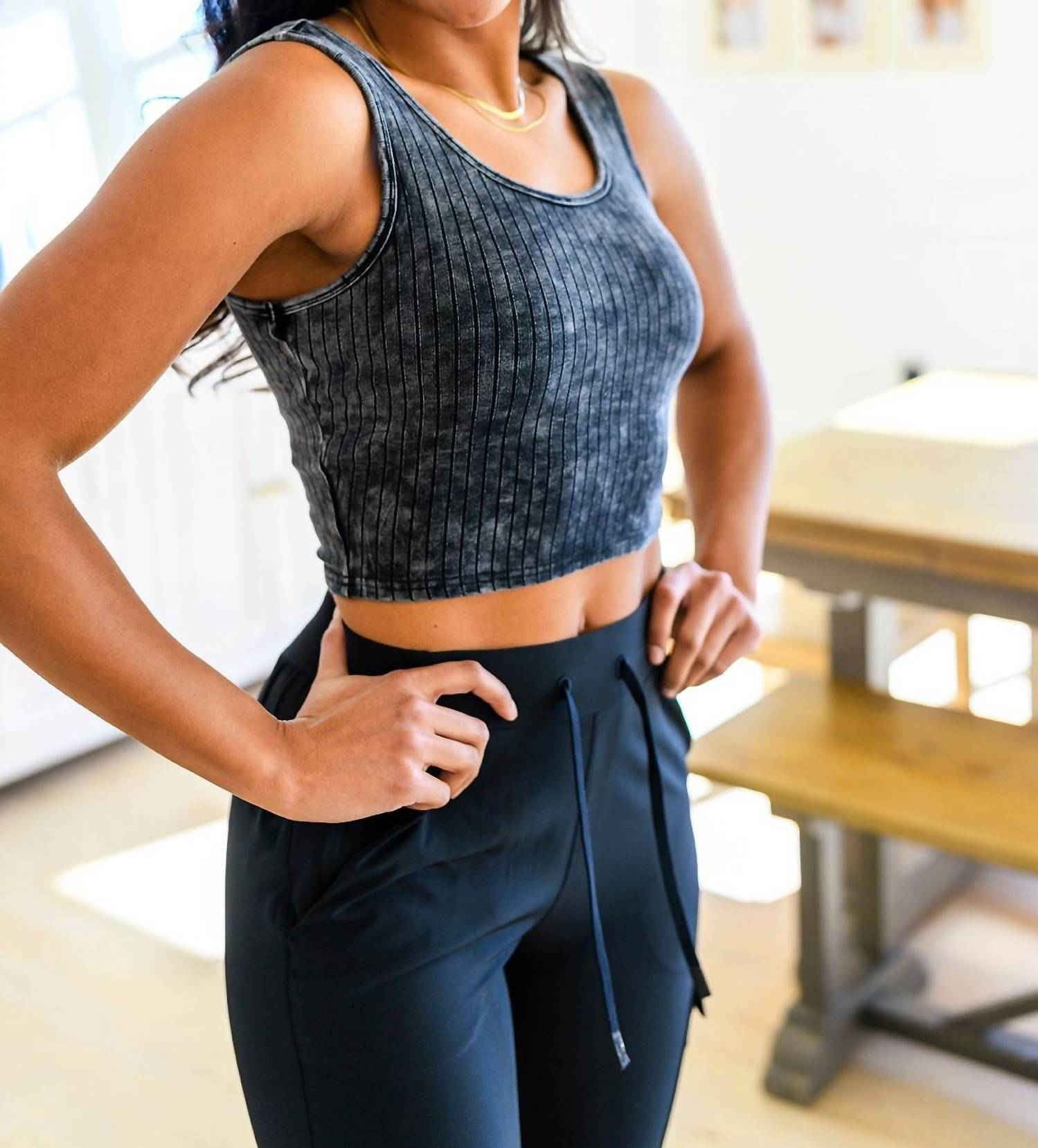 White Birch - Get On My Level Cropped Cami