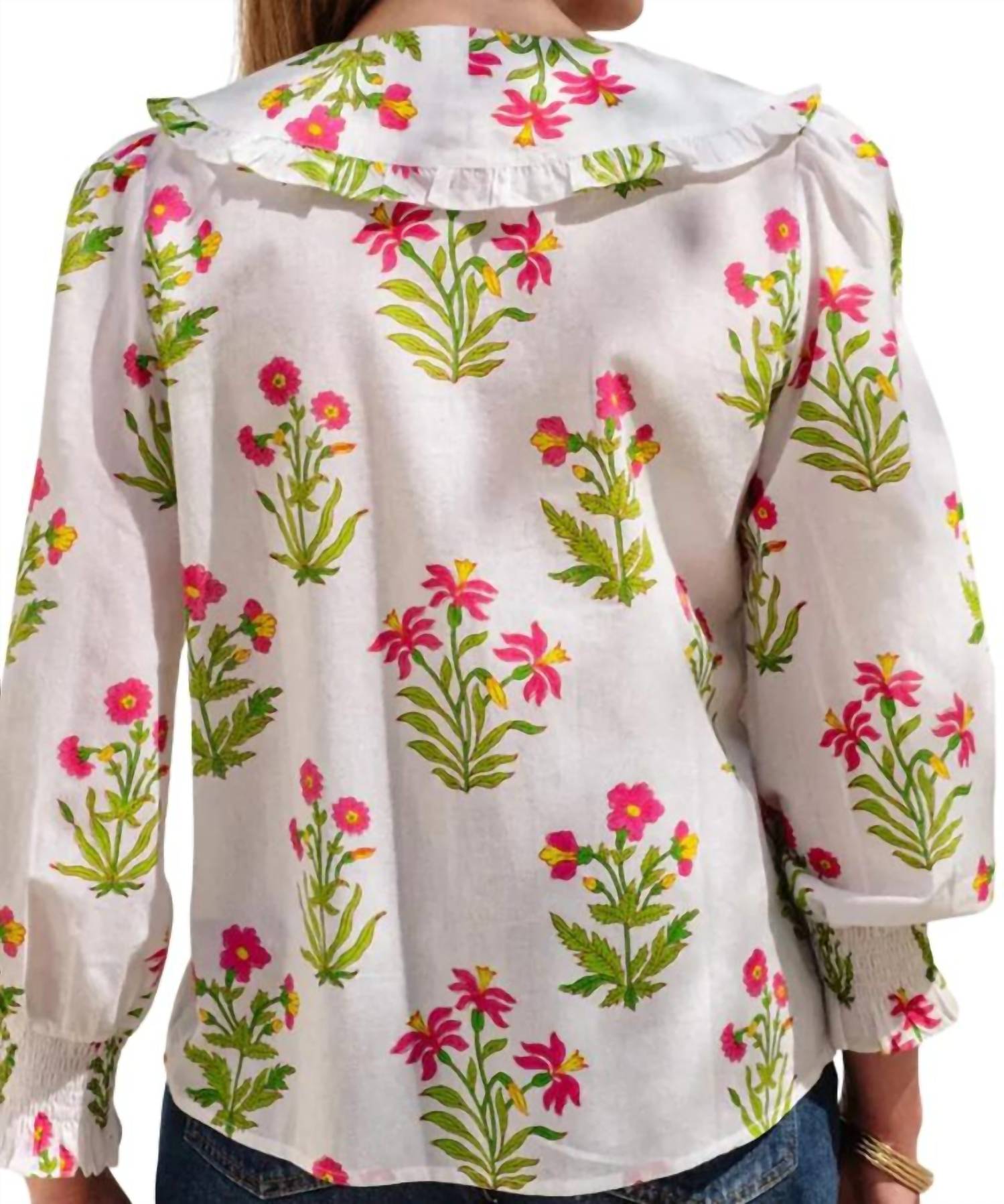 Pink City Prints - Apple Blouse