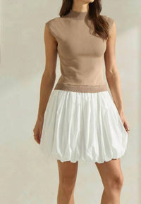 Able - Balloon Contrast Dress
