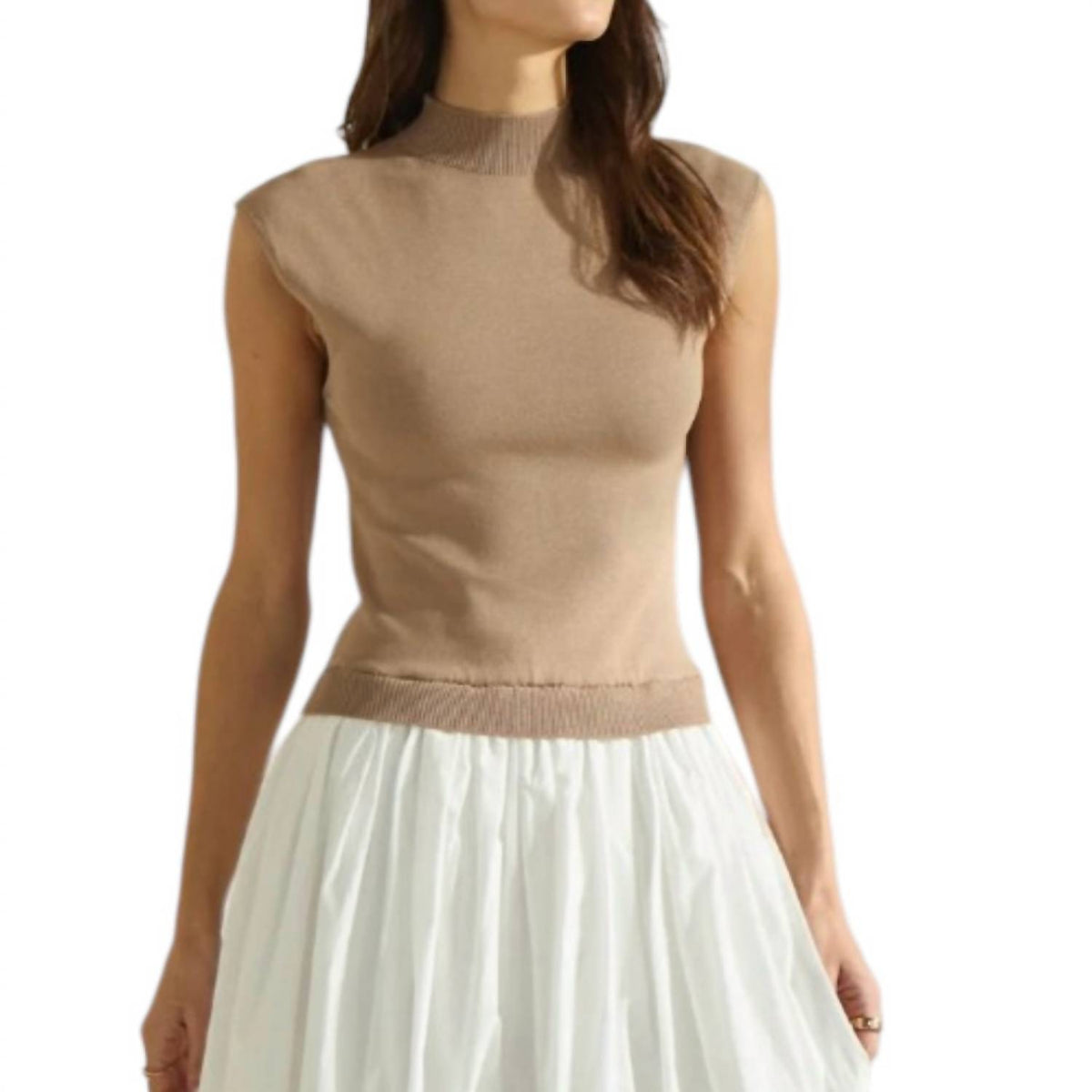 Able - Balloon Contrast Dress