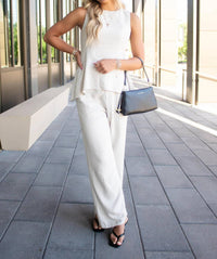 Able - High Low Flare Set Top