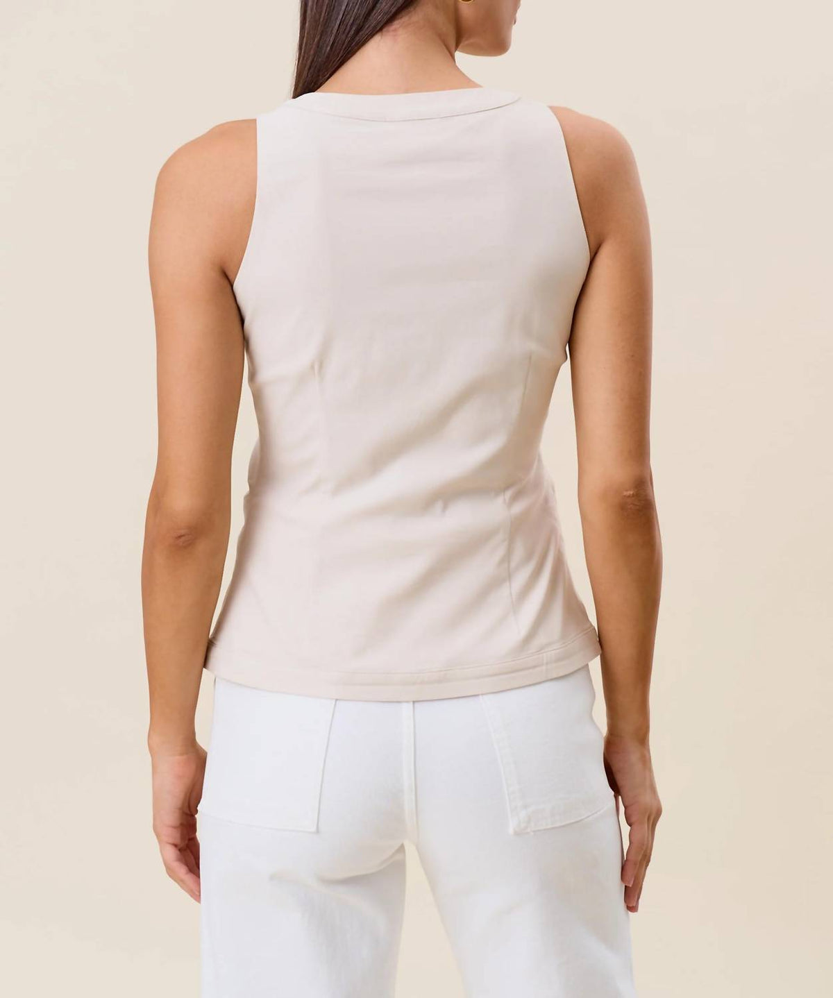 Able - Hook & Eye Sleeveless Stretchy Top