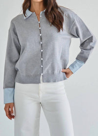Able - Layered Look Knit Top