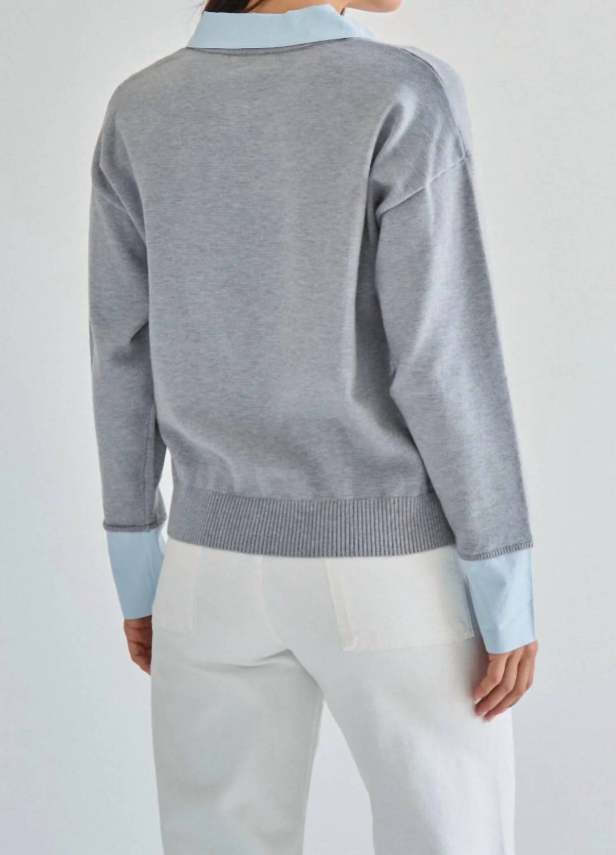 Able - Layered Look Knit Top